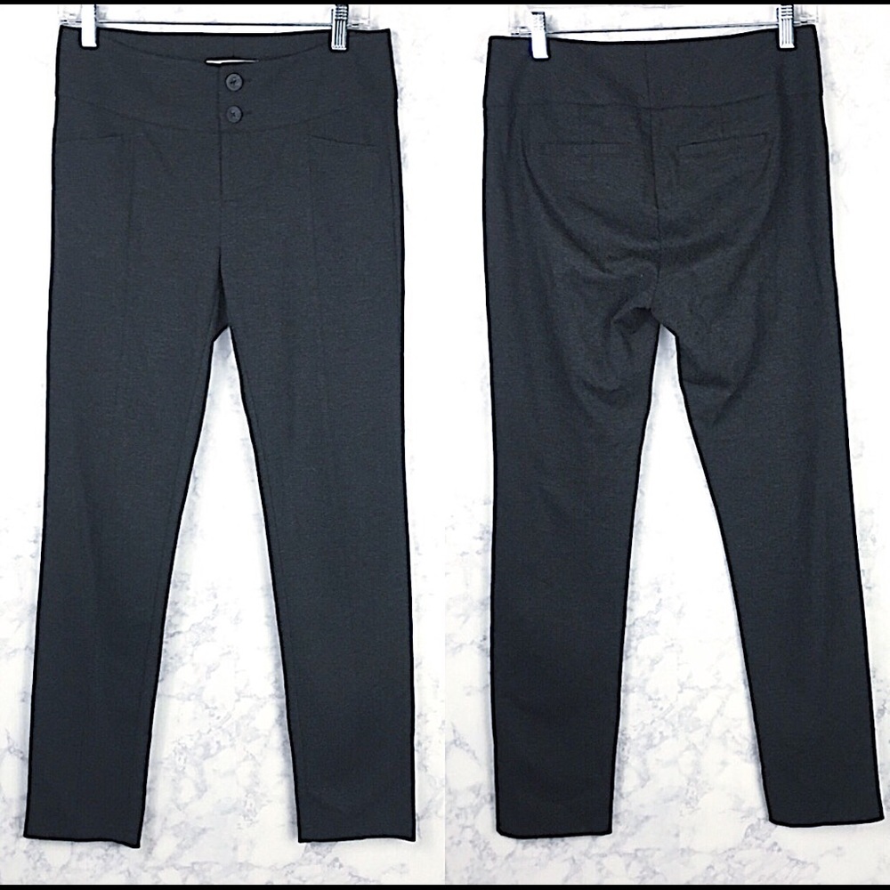 Cabi Dark Gray Skinny Ponte Ankle Pants 547